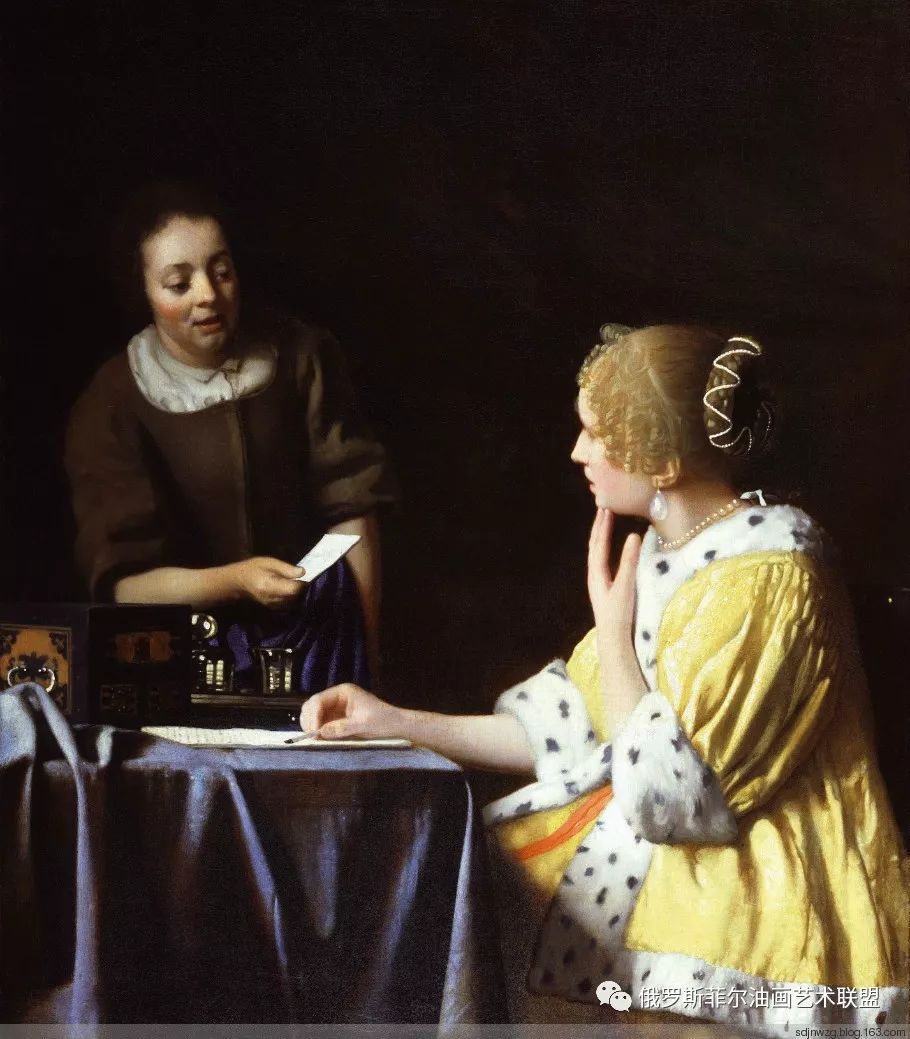 荷兰风俗画家约翰内斯 · 维米尔油画作品欣赏