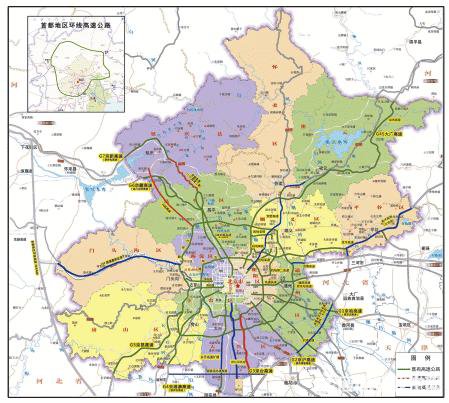 图6 高速公路网布局示意图