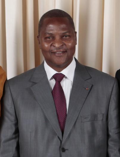 中非共和国总统福斯坦-阿尔尚热·图瓦德拉